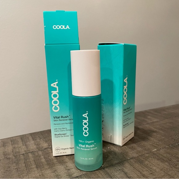 Coola Vital Rush Skin Renewal Serum 1.0oz. Organic, vegan - Bundle of TWO!!! - Picture 1 of 9